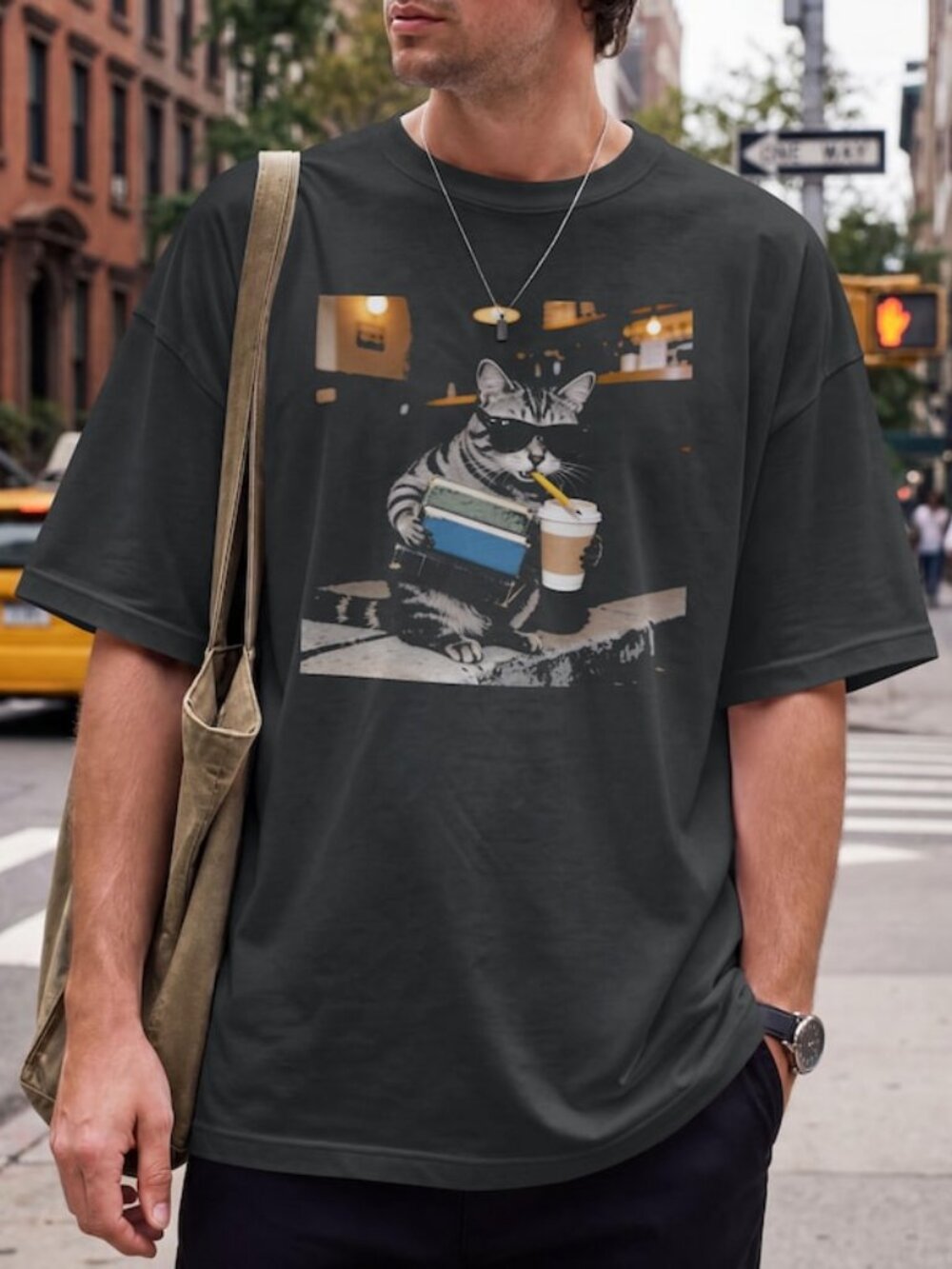 Funny Cat Back to School Shirt Book Lover Tee